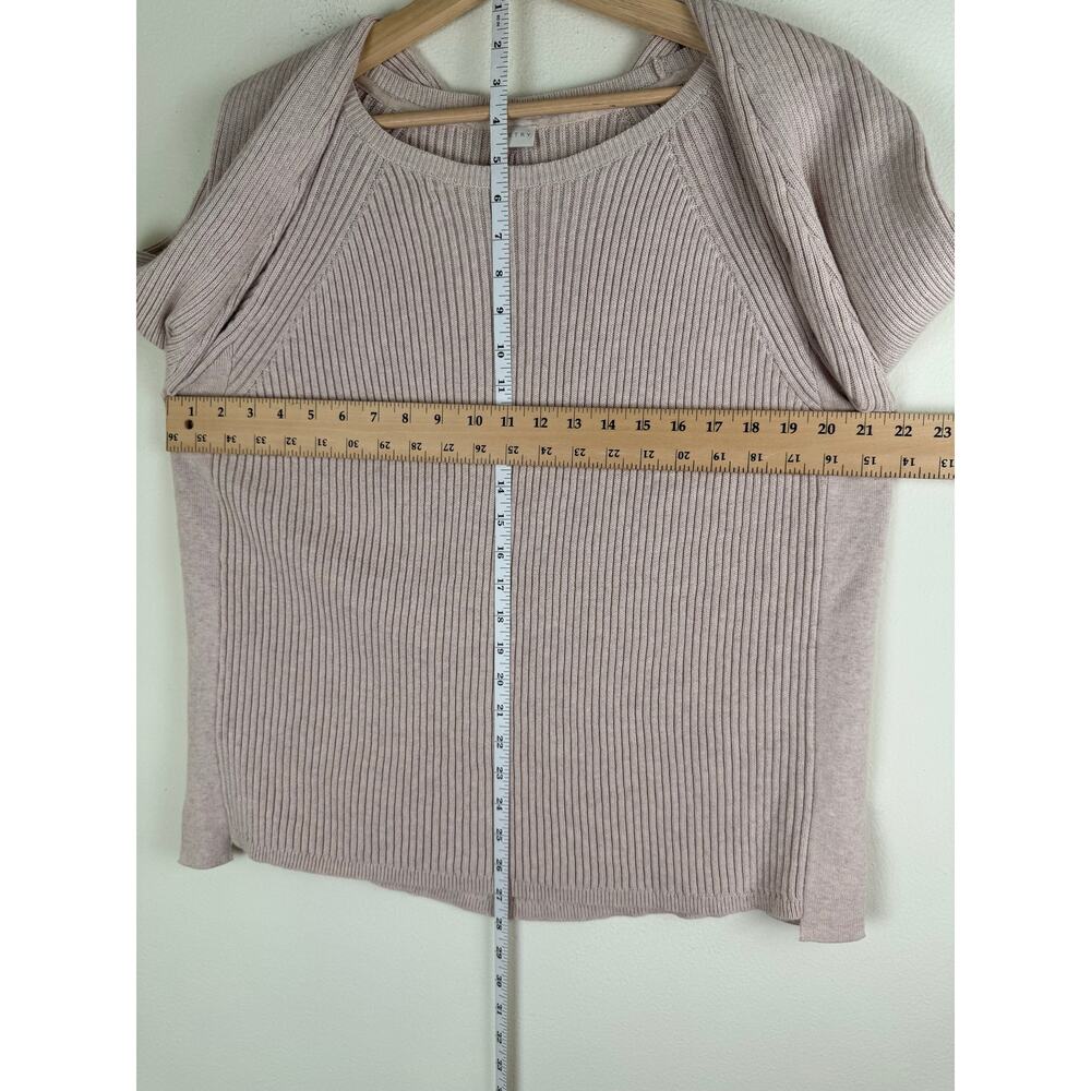 Poetry Organic Cotton Rib Knit Pullover Sweater Oatmeal 10 - Picture 11 of 11